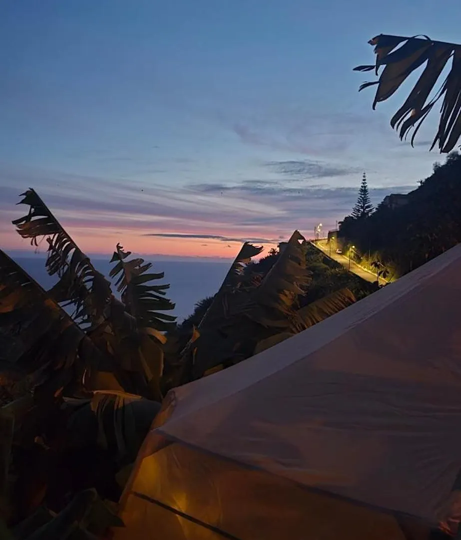 Luxury tent Romantic Glamping Bell Tent With Private Unique Bathroom Ponta do Sol  Portugal