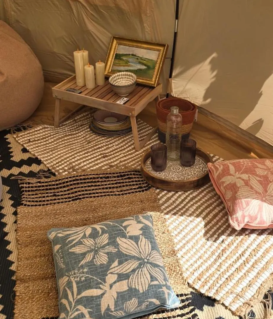 Romantic Glamping Bell Tent With Private Unique Bathroom Ponta do Sol  Luxury tent