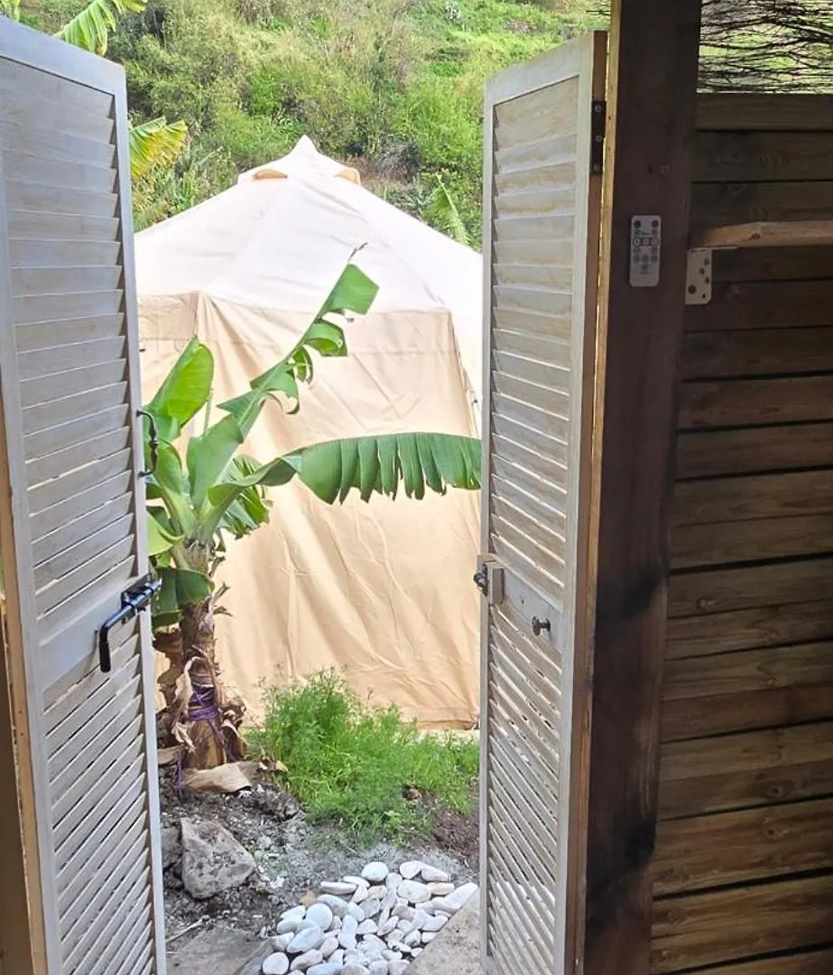 Romantic Glamping Bell Tent With Private Unique Bathroom Ponta do Sol